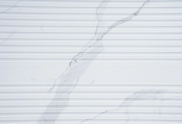 3D Embossed Fluted New Design PVC Marble Sheet For Interior Wall Decoration best